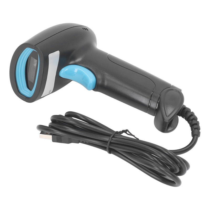 CCD Barcode Scanner Handheld USB High Speed ABS PC Material Red LED Light for Supermarket Warehouse Logistics - Image 3