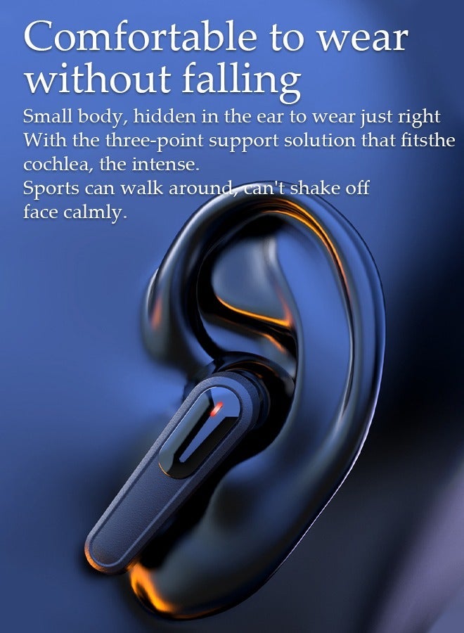 DUNISO Wireless Earbuds Bluetooth V5.1 Headphones Deep Bass Stereo Ear Buds with LED Power Display Charging Case Earphones with Mic Headset for Game Sports and Music - Image 3