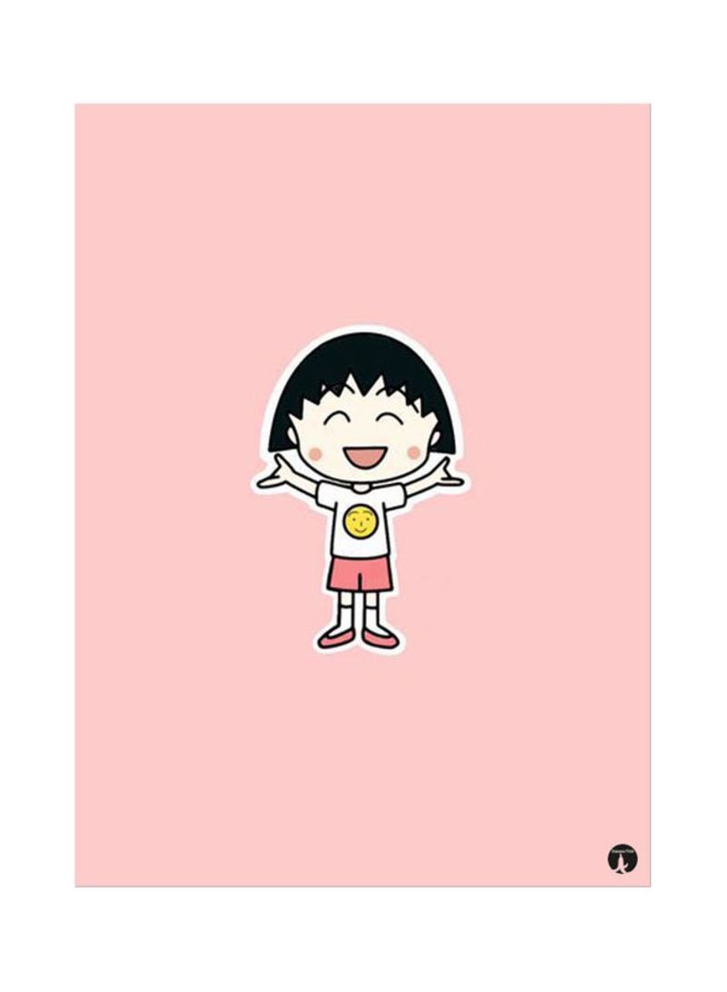 RKN The Anime Chibi Maruko Chan Mouse Pad Pink
