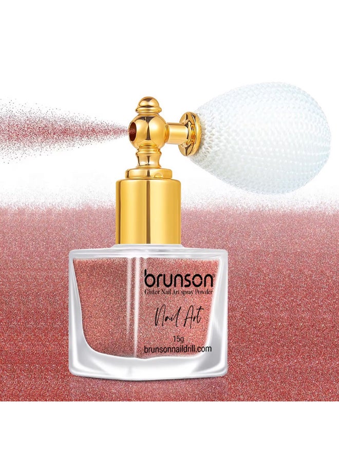 brunson بخاخ مسحوق الهايلايت اللامع 15 جرام – لامع فن الأظافر – مسحوق الهايلايت اللامع للمكياج – فن الأظافر – تصميم الحرف BGPS45 - Image 2