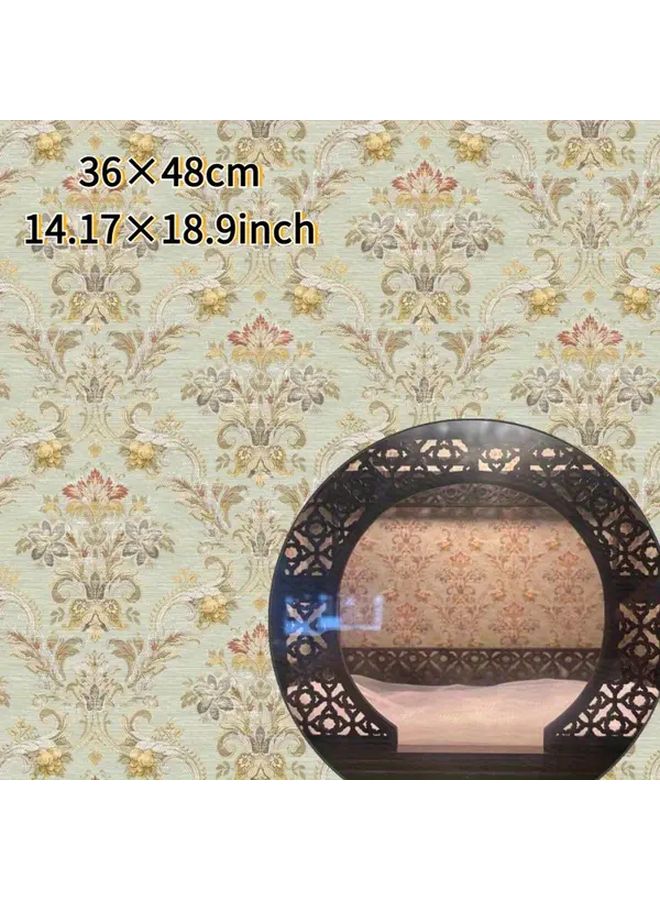 Classic Jacquard Dollhouse Wallpaper Miniature Scenes DIY Toy House Durable Paper Multiple Styles - Image 1
