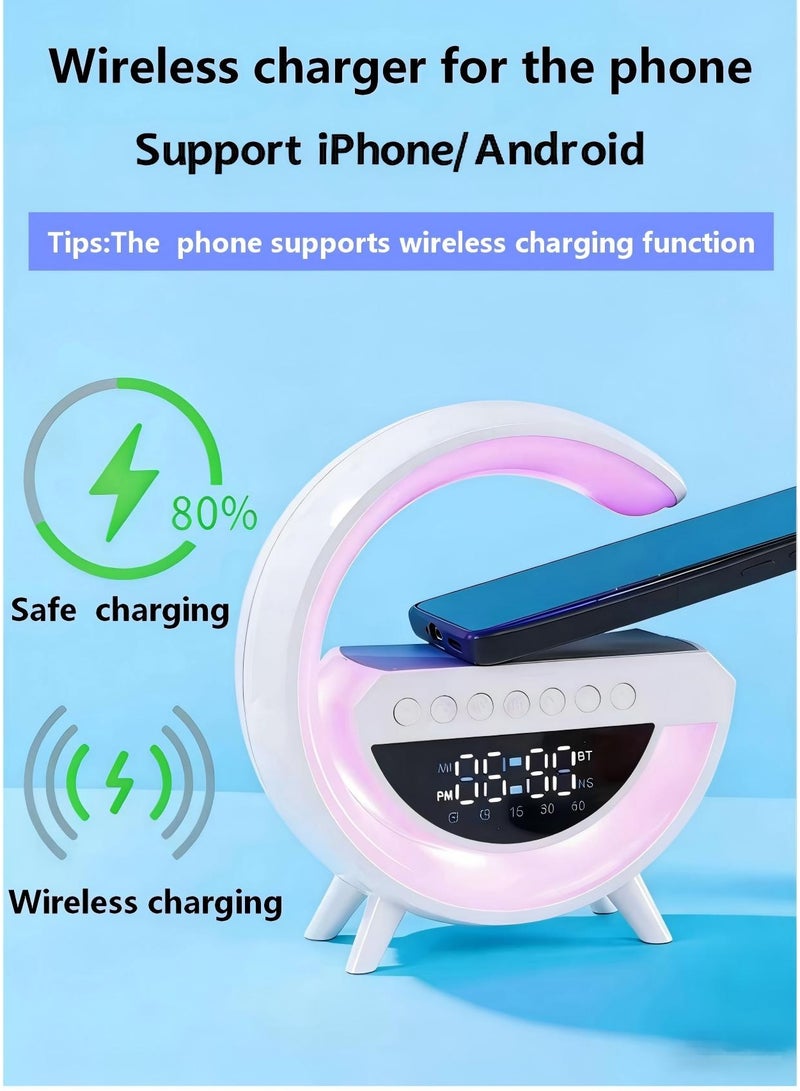 موكو مجموعة هدايا أنيقة للرجال/النساء تحتوي على مصباح ليلي مع مكبر صوت (وظائف متكاملة تشمل الشحن اللاسلكي للهواتف، الإضاءة المحيطة، المنبه، والساعة)، كوب قهوة (500 مل)، علب هدايا أعياد ميلاد للصبيان/البنات، مجموعة هدايا رمضان للعائلة، مجموعة هدايا أعياد ميلاد لها/له، سلة هدايا للذكرى السنوية للعائلة، عيد الحب، عيد الأب، عيد الأم، الذكرى السنوية للعائلة، عيد الشكر، عيد الميلاد، عيد الميلاد، هدايا رعاية الزملاء، مجموعة هدايا رعاية الشركات، هدية التخرج، هدية بداية المدرسة، هدية عيد رمضان، لعائلتك المحبوبين، الأب، الأم، الزوج، الزوجة، العشيق، الصديقة، الابن، الابنة، الأخ، الأخت، الشريك، الزميل، المعلم، الزميل في الدراسة - Image 3