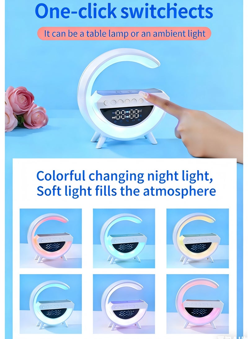 موكو مجموعة هدايا أنيقة للرجال/النساء تحتوي على مصباح ليلي مع مكبر صوت (وظائف متكاملة تشمل الشحن اللاسلكي للهواتف، الإضاءة المحيطة، المنبه، والساعة)، كوب قهوة (500 مل)، علب هدايا أعياد ميلاد للصبيان/البنات، مجموعة هدايا رمضان للعائلة، مجموعة هدايا أعياد ميلاد لها/له، سلة هدايا للذكرى السنوية للعائلة، عيد الحب، عيد الأب، عيد الأم، الذكرى السنوية للعائلة، عيد الشكر، عيد الميلاد، عيد الميلاد، هدايا رعاية الزملاء، مجموعة هدايا رعاية الشركات، هدية التخرج، هدية بداية المدرسة، هدية عيد رمضان، لعائلتك المحبوبين، الأب، الأم، الزوج، الزوجة، العشيق، الصديقة، الابن، الابنة، الأخ، الأخت، الشريك، الزميل، المعلم، الزميل في الدراسة - Image 4