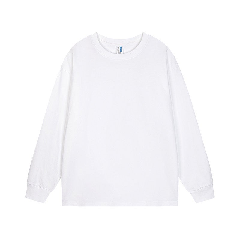 American cotton long-sleeved t-shirt men's 2025 autumn casual loose base shirt ins trendy brand couple clothes - Image 2