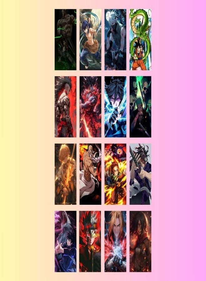 Posters Inc Demon Slayer, Naruto, Manga Anime Action Figures Wall Posters, Home Decor Items for Living Room, Birthday Gifts for Men, 300 GSM HD Quality Print, A4 Size Paper with Sticker, Set of 20 - Image 4