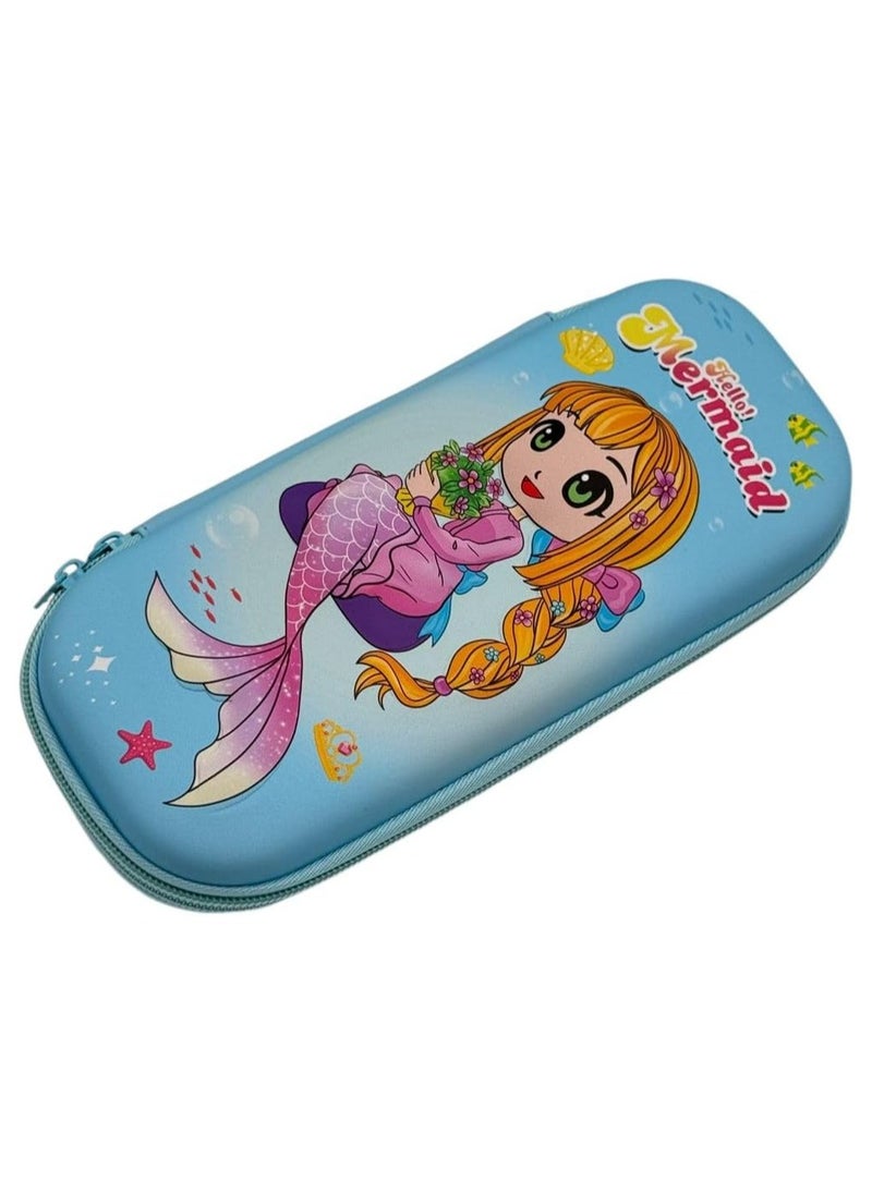 QSHOP QSHOP®Cartoon Pencil Case & Pencil Case, Multifunctional Pencil Case for Boys and Girls with Inner Mesh Pocket Perfect Organizer for Pens, School Supplies  - Image 1