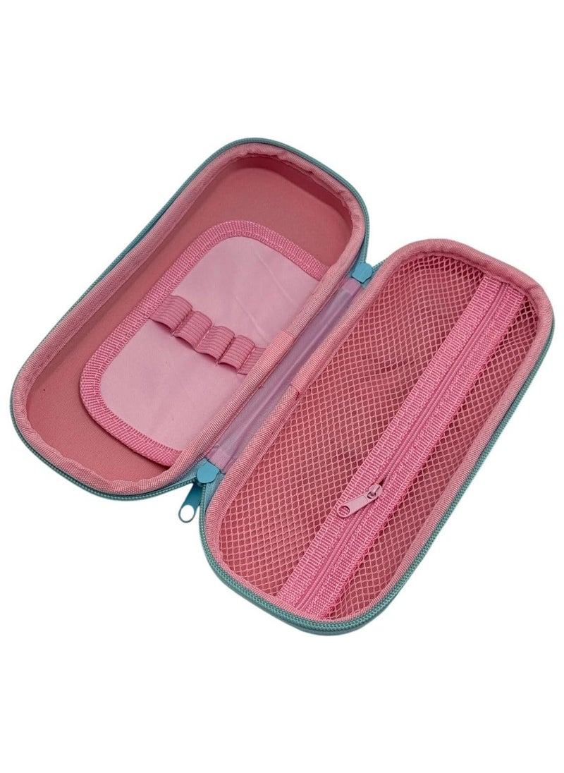QSHOP QSHOP®Cartoon Pencil Case & Pencil Case, Multifunctional Pencil Case for Boys and Girls with Inner Mesh Pocket Perfect Organizer for Pens, School Supplies  - Image 3