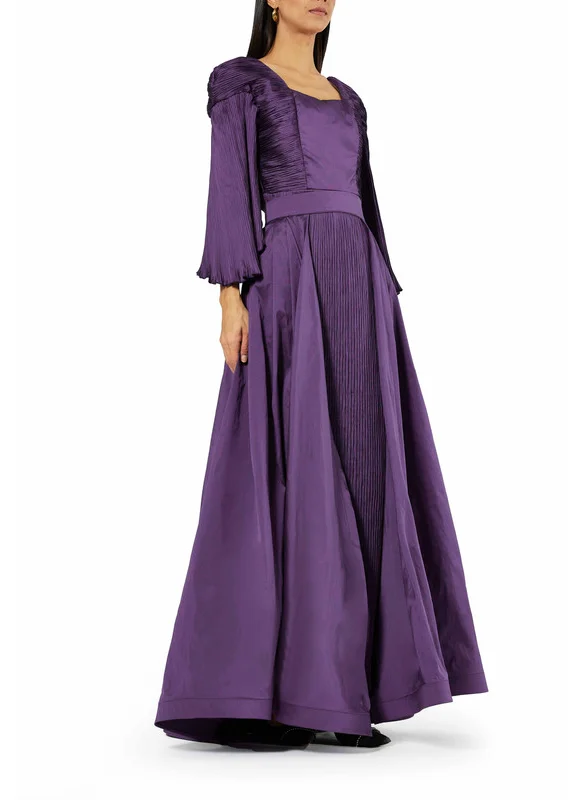 Amri Taffeta symmetrical long dress
