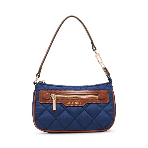 Anne Klein quilted nylon pochette - Image 1