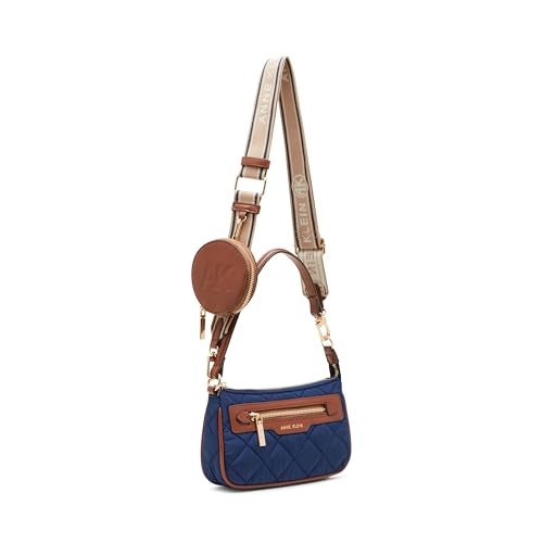 Anne Klein quilted nylon pochette - Image 2