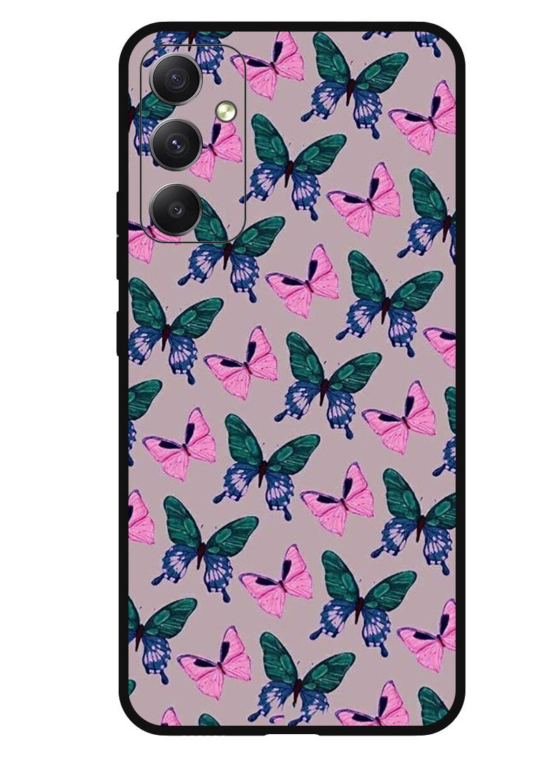 Theodor Protective Case Anti Scratch Shock Proof Bumper Cover For Samsung Galaxy A24 4G Butterflies (2) - Image 1