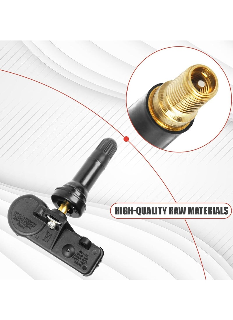 TLAXCA - TPMS Tire Pressure Sensor 433MHz Fit 56029398AB, Fit for Jeep 2011-2015 Grand Cherokee Wrangler, Fit for Dodge Charger Challenger, Fit for Chrysler/for Fiat/Ram 1500 2500 3500, Fit 68241067AB (4PCS) - Image 1