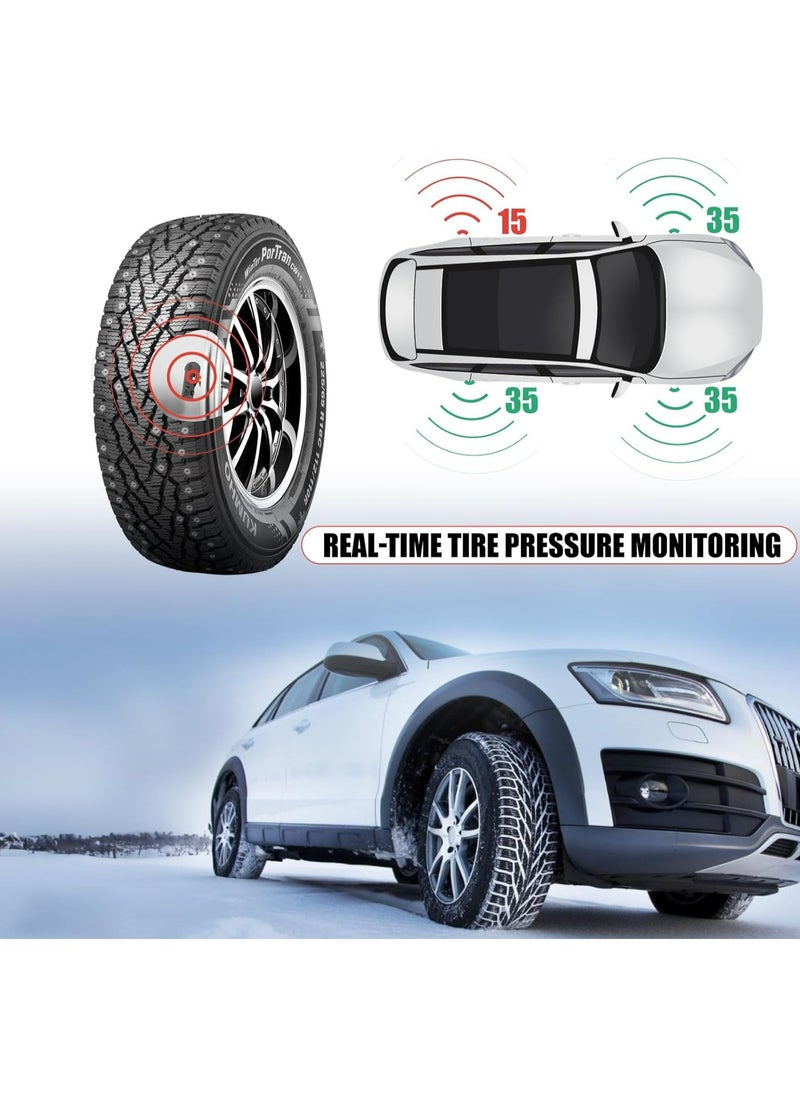 TLAXCA - TPMS Tire Pressure Sensor 433MHz Fit 56029398AB, Fit for Jeep 2011-2015 Grand Cherokee Wrangler, Fit for Dodge Charger Challenger, Fit for Chrysler/for Fiat/Ram 1500 2500 3500, Fit 68241067AB (4PCS) - Image 1