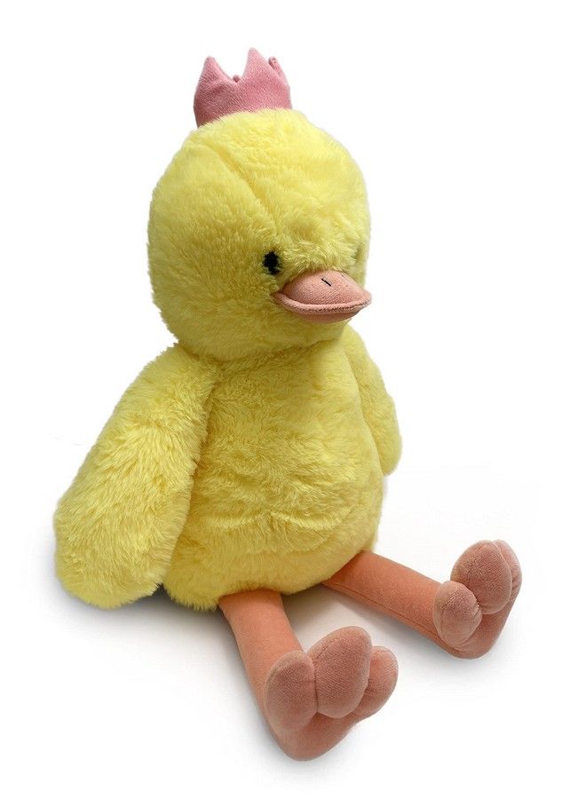 Mirada Plush Stuffed Bright Yellow Crown Duck Soft Toy For Kids 35Cm - Image 5