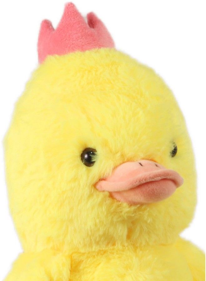 Mirada Plush Stuffed Bright Yellow Crown Duck Soft Toy For Kids 35Cm - Image 3