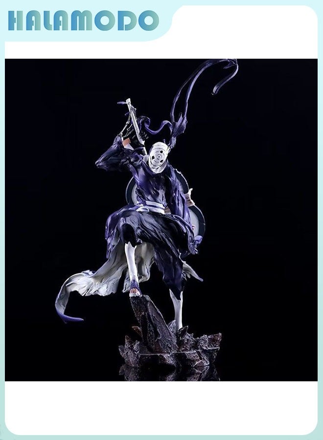 هالامودو تفاصيل رائعة النينجا النار الظل الستار الحديدي أوبيتو ، جمع الرسوم المتحركة الأرقام ، الحلي والهدايا الكنوز - Image 1