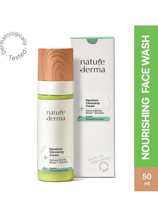 Nature Derma - Squalane Cleansing Cream With Natural Biome-Boost - Image 1