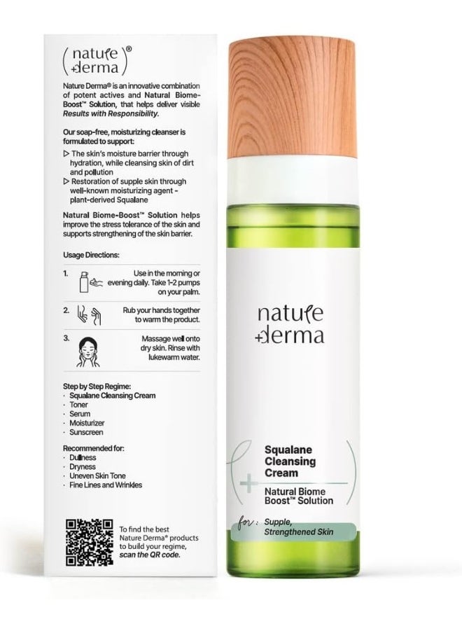 Nature Derma - Squalane Cleansing Cream With Natural Biome-Boost - Image 1