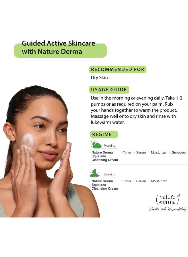Nature Derma - Squalane Cleansing Cream With Natural Biome-Boost - Image 1