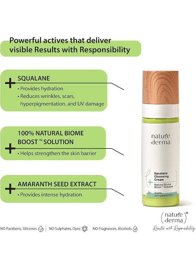 Nature Derma - Squalane Cleansing Cream With Natural Biome-Boost - Image 1