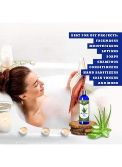 ancient health remedies Organic Unrefined Cold Pressed Pure Aloe Gel Bulk Wholesale Beauty Skin Care Moisturizing Diy Gel For Dyi Skin Products (India) (32 Oz)  - Image 5