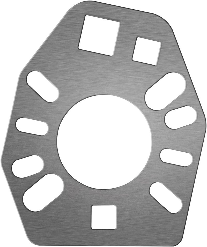 AshKiz Pinion Yoke Wrench Tool, Heavy Duty Stainless Steel, 5.63 x 4.49 x 0.3 inches, Fits Most Sockets, Works with Various Style Yokes/Flanges/Axles - Image 1