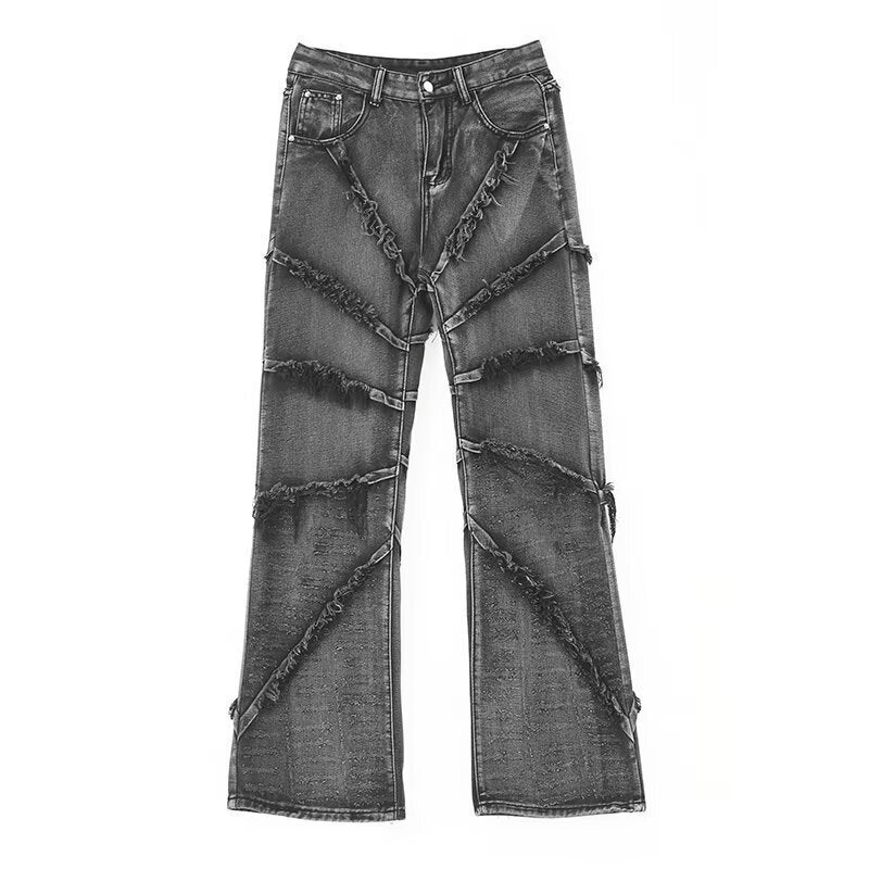 Unisex Classic Denim Jeans Loose Fit Daily Outdoor Wear - Image 4