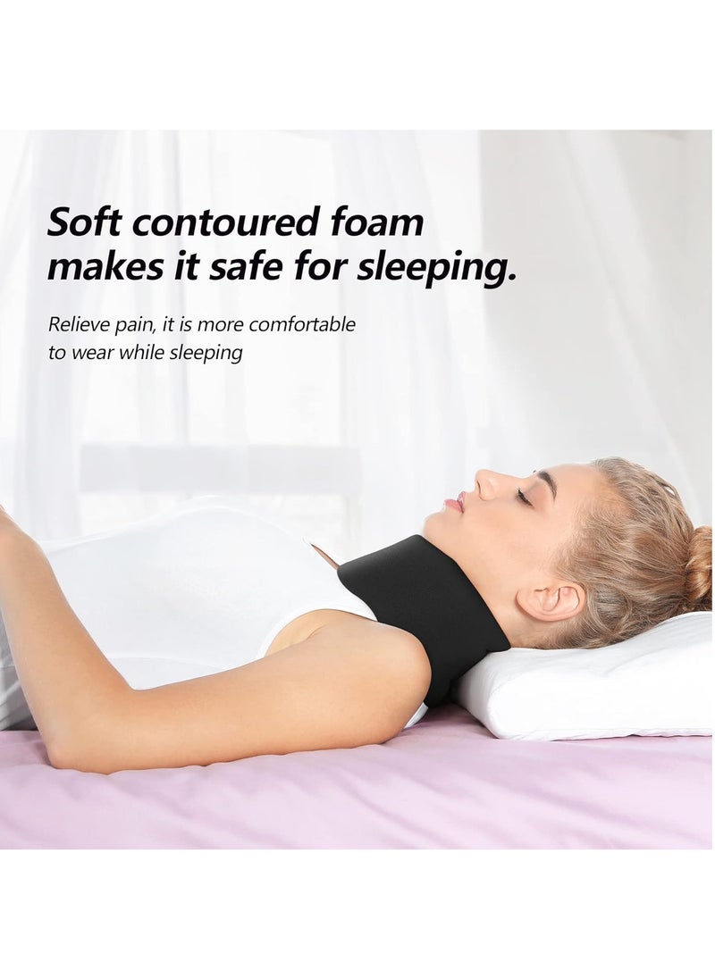 FASHION HOME Neck Brace for Neck Pain and Support Relieves Pain & Pressure in Spine Wrap Align Stabilize Vertebrae Foam Cervical Collar for Sleeping  - Image 3