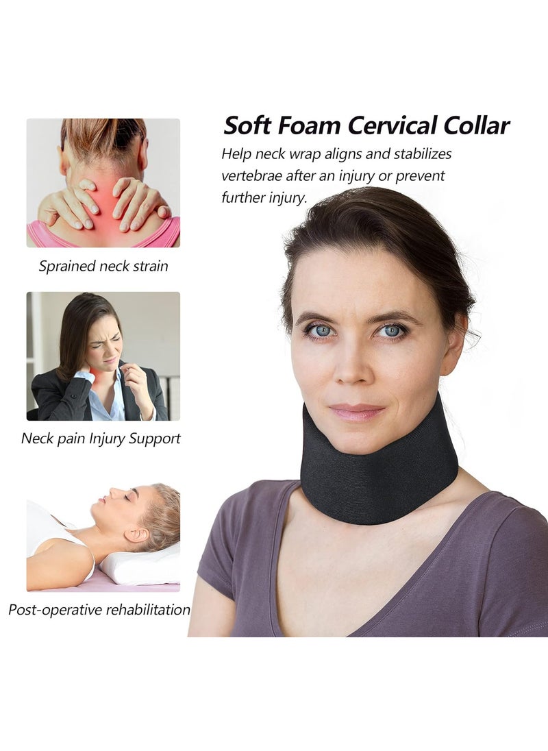 FASHION HOME Neck Brace for Neck Pain and Support Relieves Pain & Pressure in Spine Wrap Align Stabilize Vertebrae Foam Cervical Collar for Sleeping  - Image 4