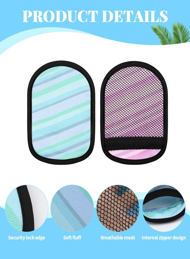 Aecsze 2 PCS Sand Remover for Beach, Soft Wipe Off Mitts for Sand Removal, Ideal for Beach, Volleyball, Surf - Image 3
