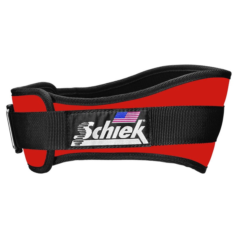 Schiek Sports 2006 Nylon 6 Inches Weight Lifting Belt - Support Belt for Power Lifting - Long lasting One Way Buckle System - Image 1