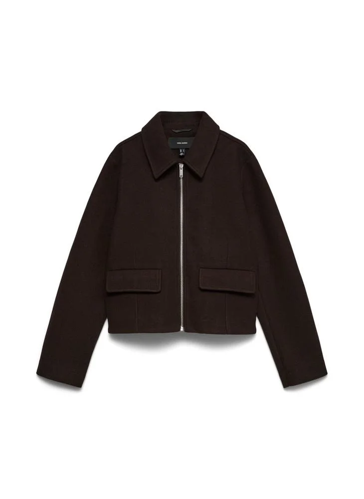 Vero Moda Fortuneadelyn Short  Zip Through Jacket