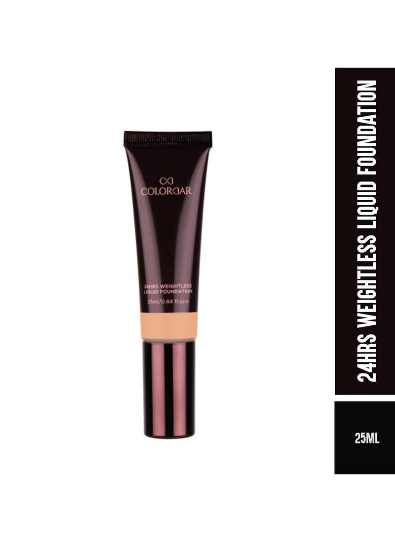 Colorbar Cosmetics 24Hrs Weightless Liquid Foundation FW 23 25ml Lightweight Oil Free Satin Natural Finish Sweat Resistant Fragrance Free  - Image 2