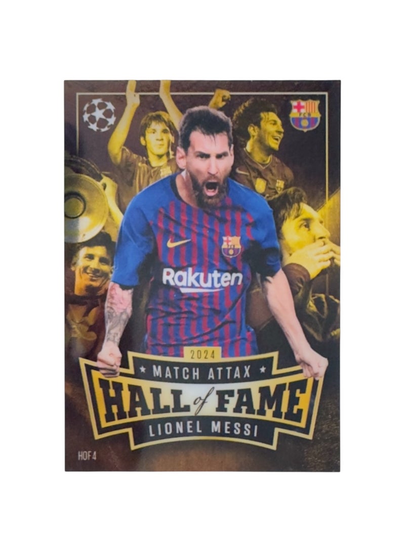 Topps Match Attax 24/25 - Hall of Fame Lionel Messi + 50 Bonus Cards - Image 3
