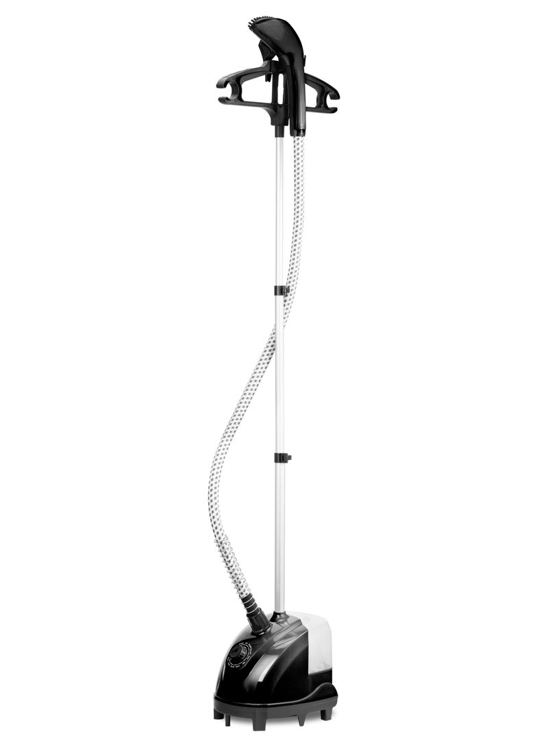 DOSCHER 1950W Garment Steamer With Suit Hanger System, 11 Steam Levels, Overheating Protection, Wrinkle-Free, High-Quality Telescopic Poles, Ideal For Home And Business Use 1.3 L 1950W, without Wheels - Image 1