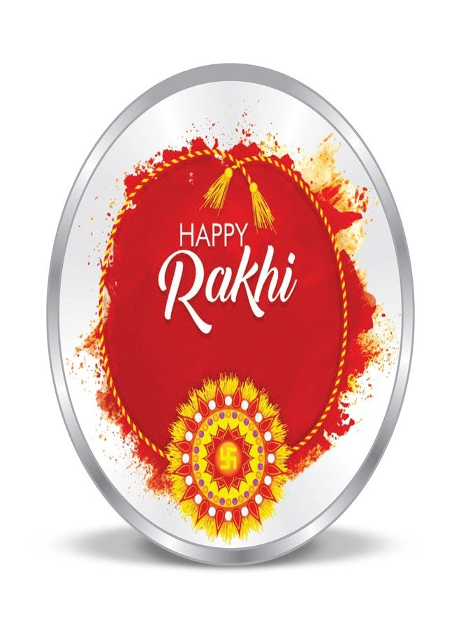 ACPL Precious Moments Happy Raksha Bandhan (Rakhi) 10 Gram Silver Coin BIS Hallmarked 999 Pure by ACPL - Image 1