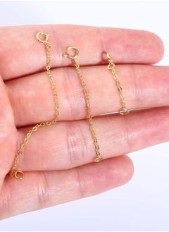 Alwan Silver (Gold Plated) 3 Different Size Necklace Extenders  - Image 3