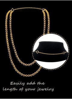 Alwan Silver (Gold Plated) 3 Different Size Necklace Extenders  - Image 4