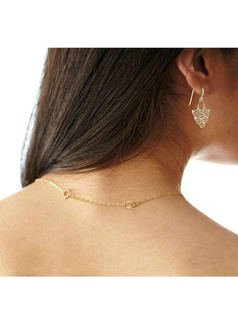 Alwan Silver (Gold Plated) 3 Different Size Necklace Extenders - Image 2