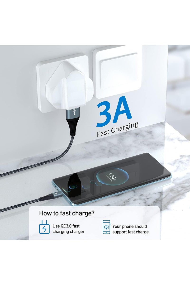 Toby's CC-09 4A Type-C Fast Charging Cable, 1M Length, Durable Aluminum Alloy and Nylon Braided, USB Type Input for All Devices - Image 4