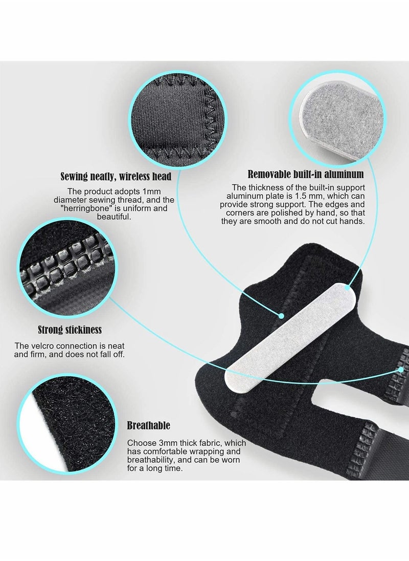 KASTWAVE - 4 Pcs Trigger Finger Splints, Adjustable Trigger Finger Splint Brace, Finger Knuckle Immobilization, Protector, Straightening, Arthritis Relief, Pain Relief - Image 1
