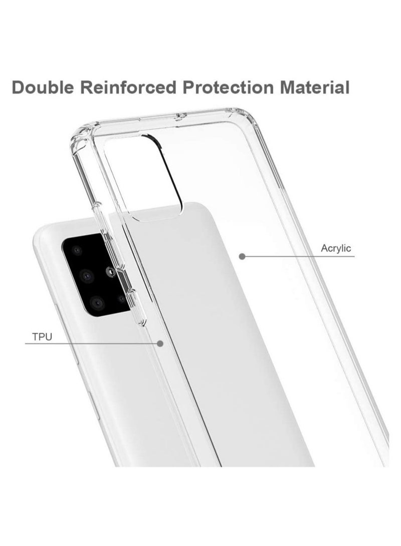 ELTRAZONE Samsung Galaxy A51 Case Cover Protective Shock Absorption Bumper soft Transparent Case (Clear) - Image 4