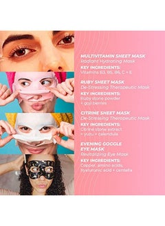Vitamasques Vegan Face Sheet Masks Kit 8Pack Collection Of Triplelayer Sheet Facial Masks Made With Premium And Natural Ingredients To Boost Your Skincare Routine After Cleansing And Toning  - Image 5