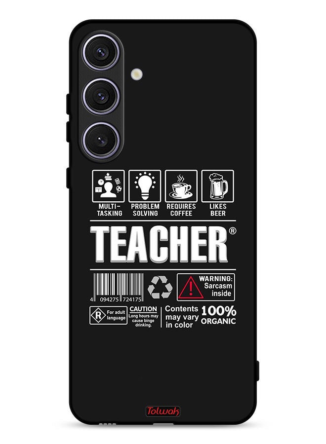 Tolwak Samsung Galaxy S25 FE Protective Case Cover Teacher Sticker - Image 1