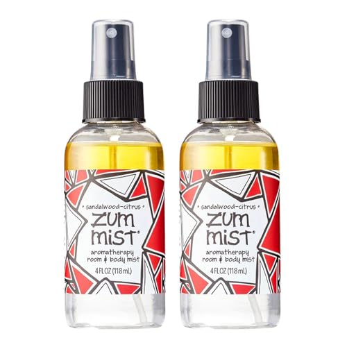 Indigo Wild Zum Mist Room & Body Spray - Aromatherapy Essential Oil Spray - Natural Body Mist & Room Spray - Sandalwood-Citrus Scent - 4 fl oz - Image 1