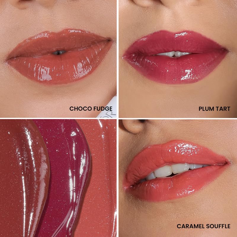 LAMIOR Peptide Glaze Lip Balm Combo Pack of 3 - Cinnamon Sugar| 3-in-1 Formula for Glossy Shine, Healing, and Nourishment | Pillowy-Soft Lips | Nourishes Dry Skin | Real Reviews, Juicy Results! - Image 2