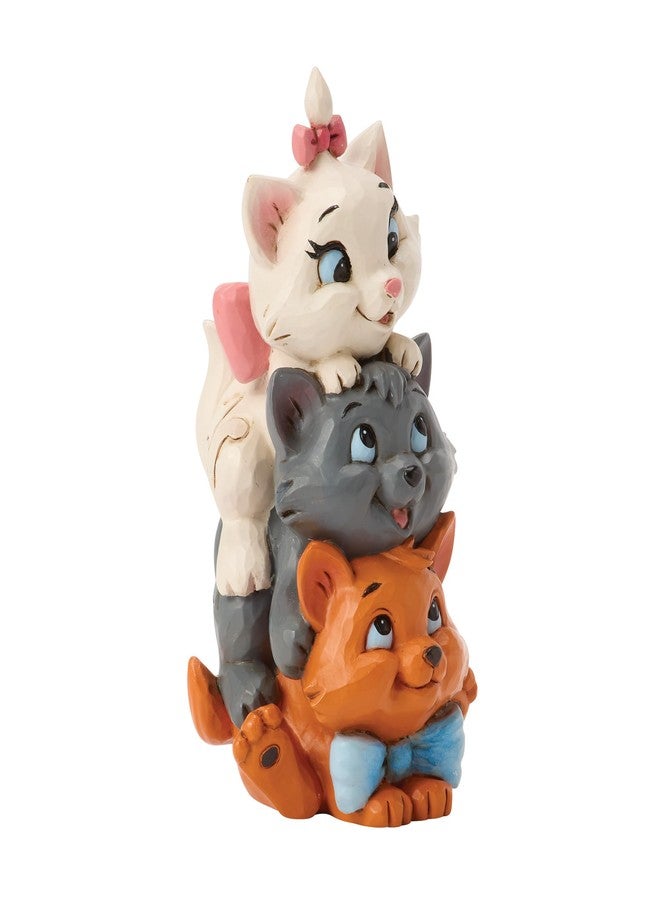 Enesco Disney Traditions by Jim Shore The Aristocats Stacked Miniature Figurine, 3.75 Inch, Multicolor - Image 2