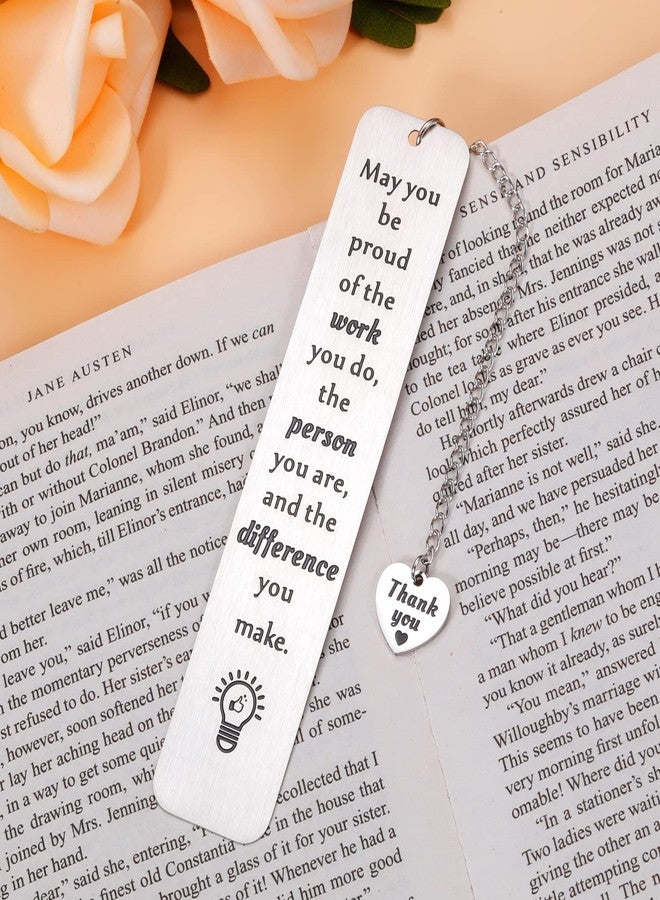KINMES Coworkers Leaving Gifts for Women Employee Thank You Appreciation Gifts Inspirational Congratulations Bookmark Gift for Colleague Boss Leader Office Team Teacher Retirement Farewell Christmas Gifts - Image 2