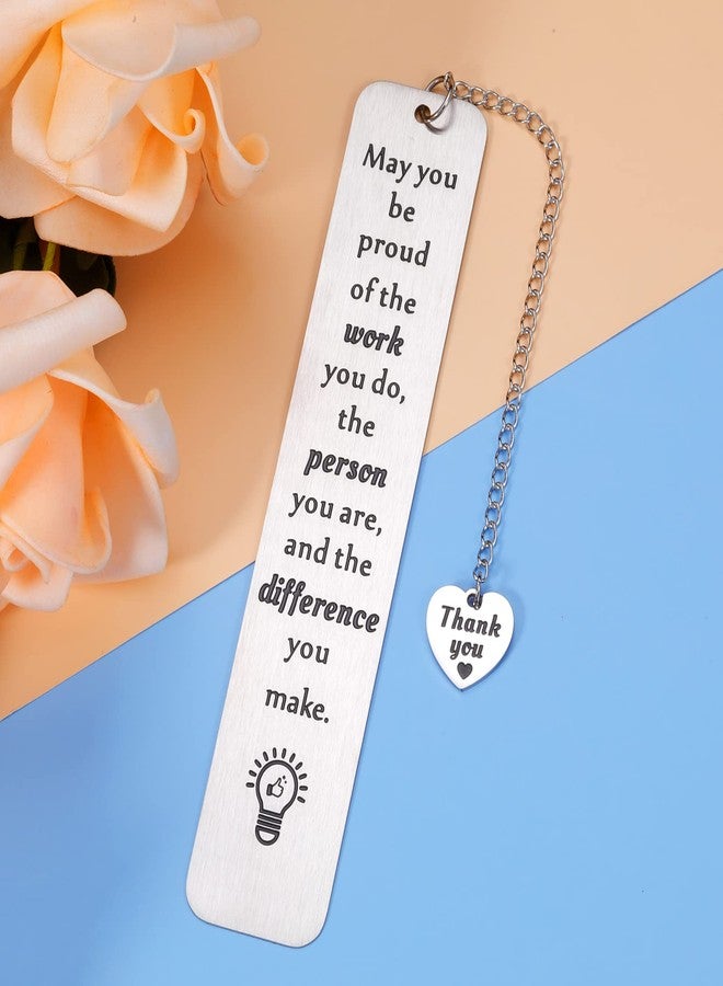 KINMES Coworkers Leaving Gifts for Women Employee Thank You Appreciation Gifts Inspirational Congratulations Bookmark Gift for Colleague Boss Leader Office Team Teacher Retirement Farewell Christmas Gifts - Image 5