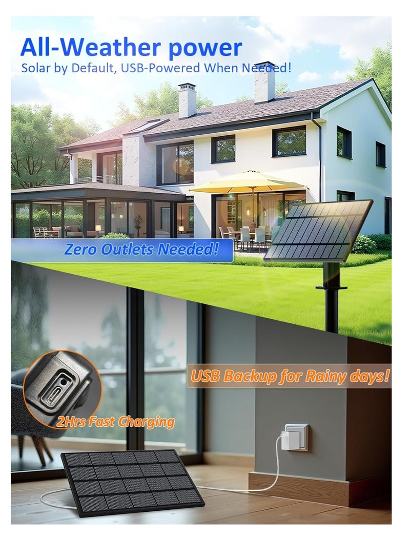 general luckystyle 50FT Solar String Lights Outdoor Waterproof with 18+1 LED Bulbs Long Last for 20+Hrs, Commercial Grade Shatterproof USB Patio Solar Powered Lights for Camping，Backyard, Garden, Porch Decor - Image 3